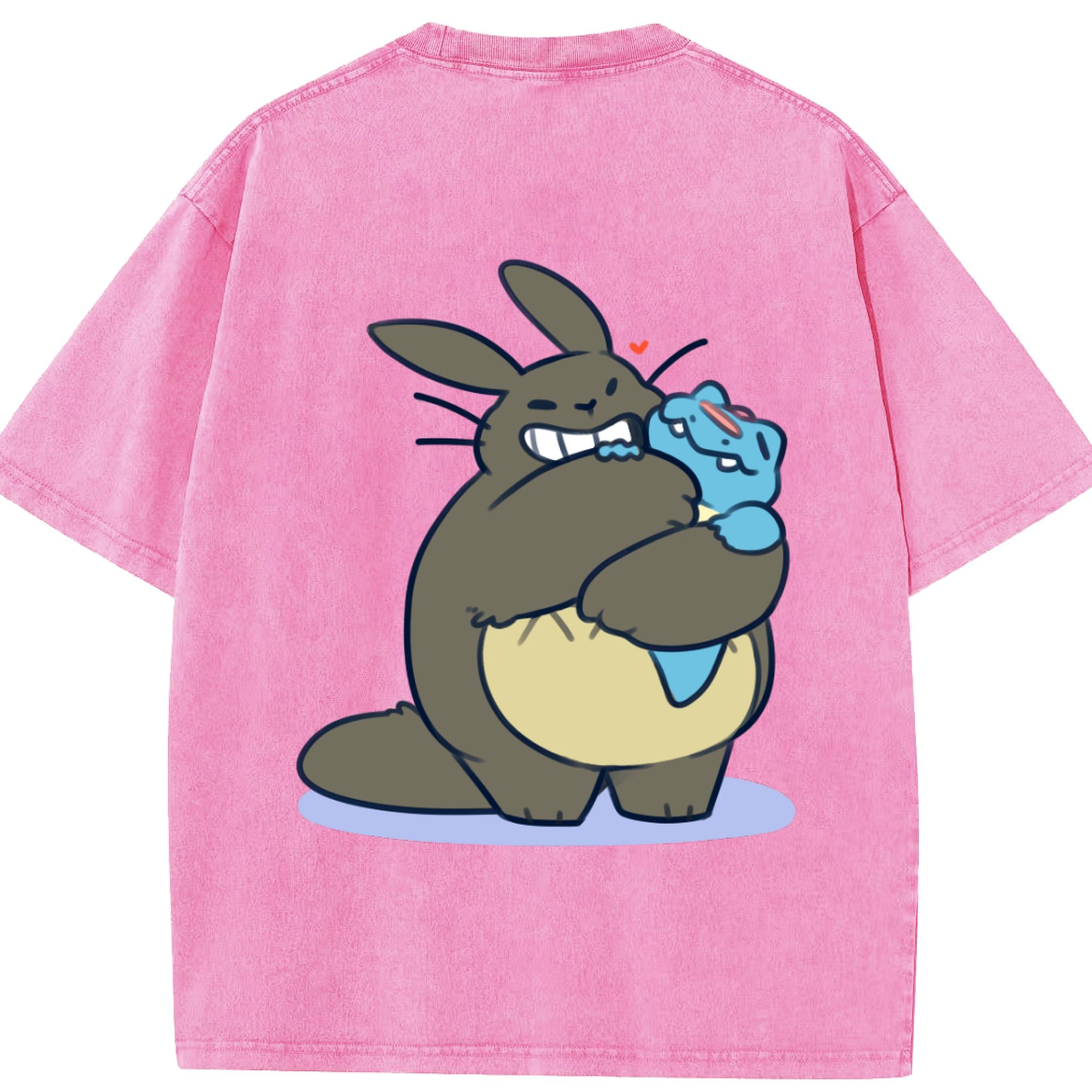 （画像用） となりのトトロ 草壁メイ 草壁サツキ My Neighbor Totoro Satsuki Kusakabe Mei Kusakabe 綿100% ヴィンテージ風 半袖Tシャツ（背面プリント）